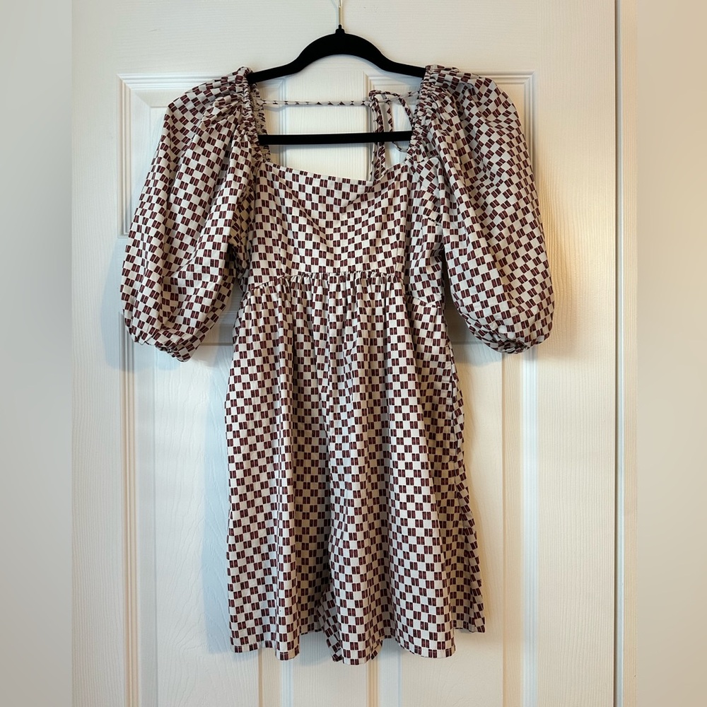 Abercrombie & Fitch Puff Sleeve Flirty Romper